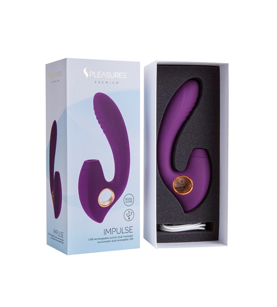 WIBRATOR IMPULSE - PURPLE / GOLD