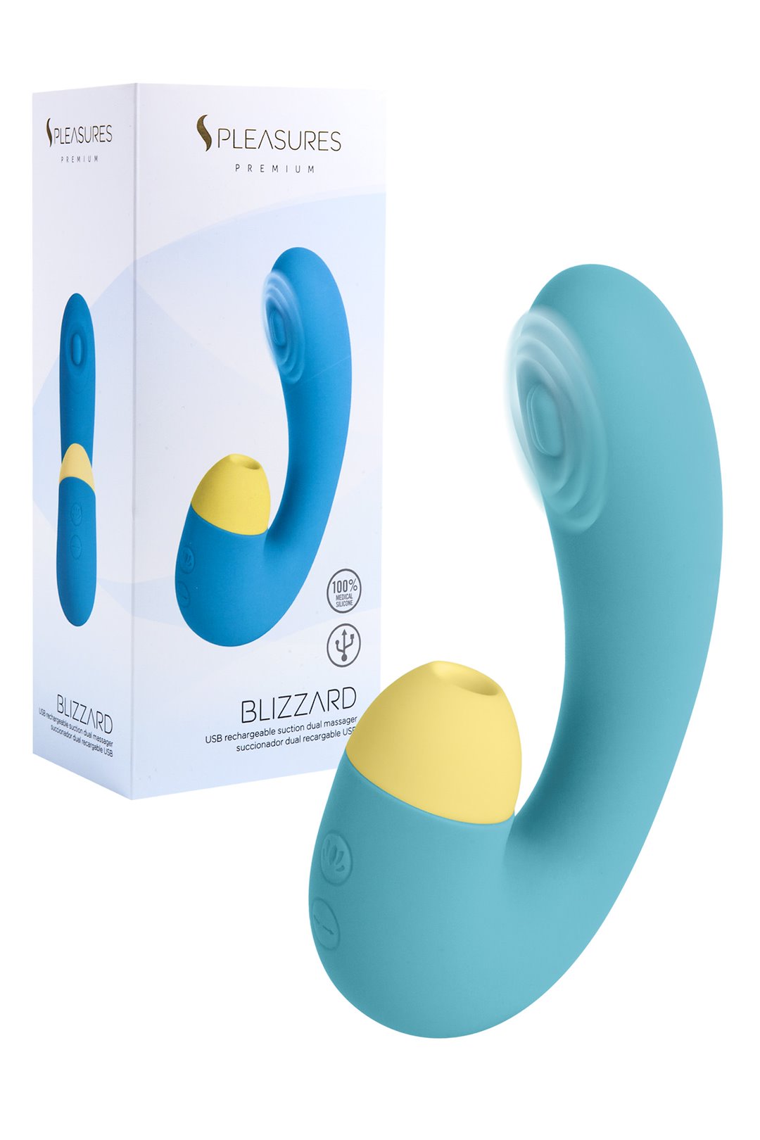 VIBRATOR BLIZZARD TURQUOISE