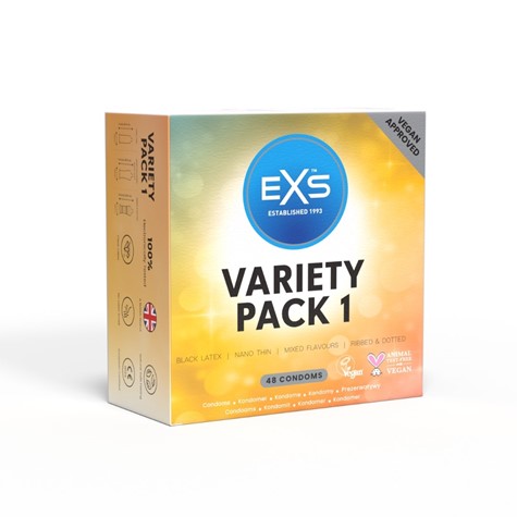 CONDOMS 48 PCS EXS VARIETY PACK 1