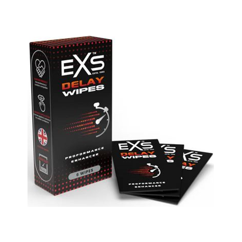 6 EXS Delay Wipes