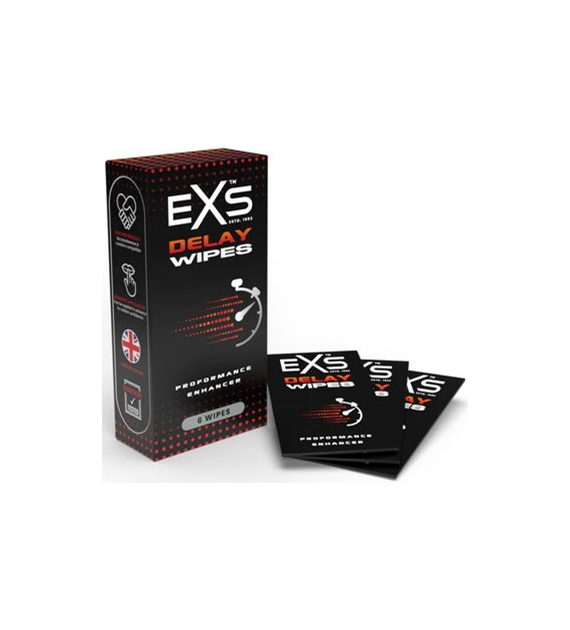 6 EXS Delay Wipes