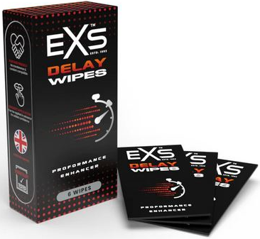 6 EXS Delay Wipes