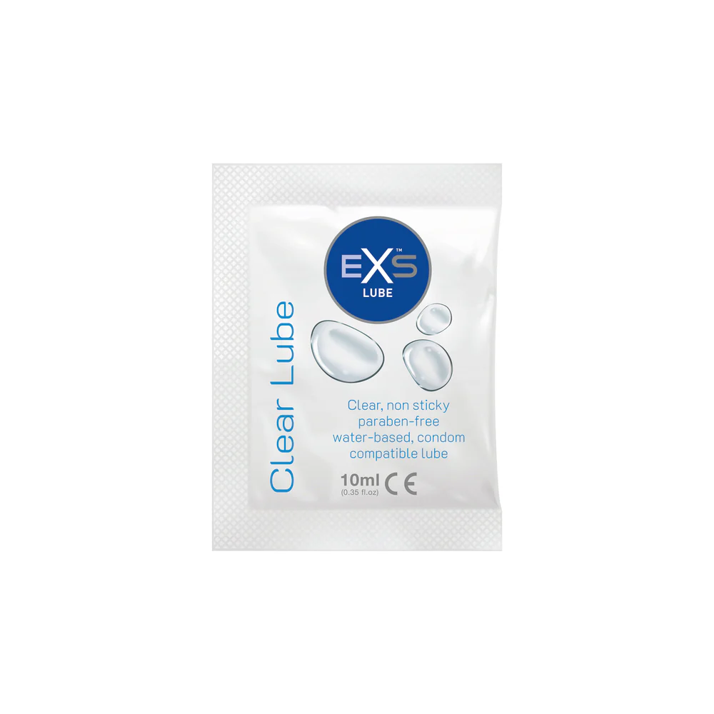 100 SZT. EXS CLEAR LUBE SACHETS 10ML