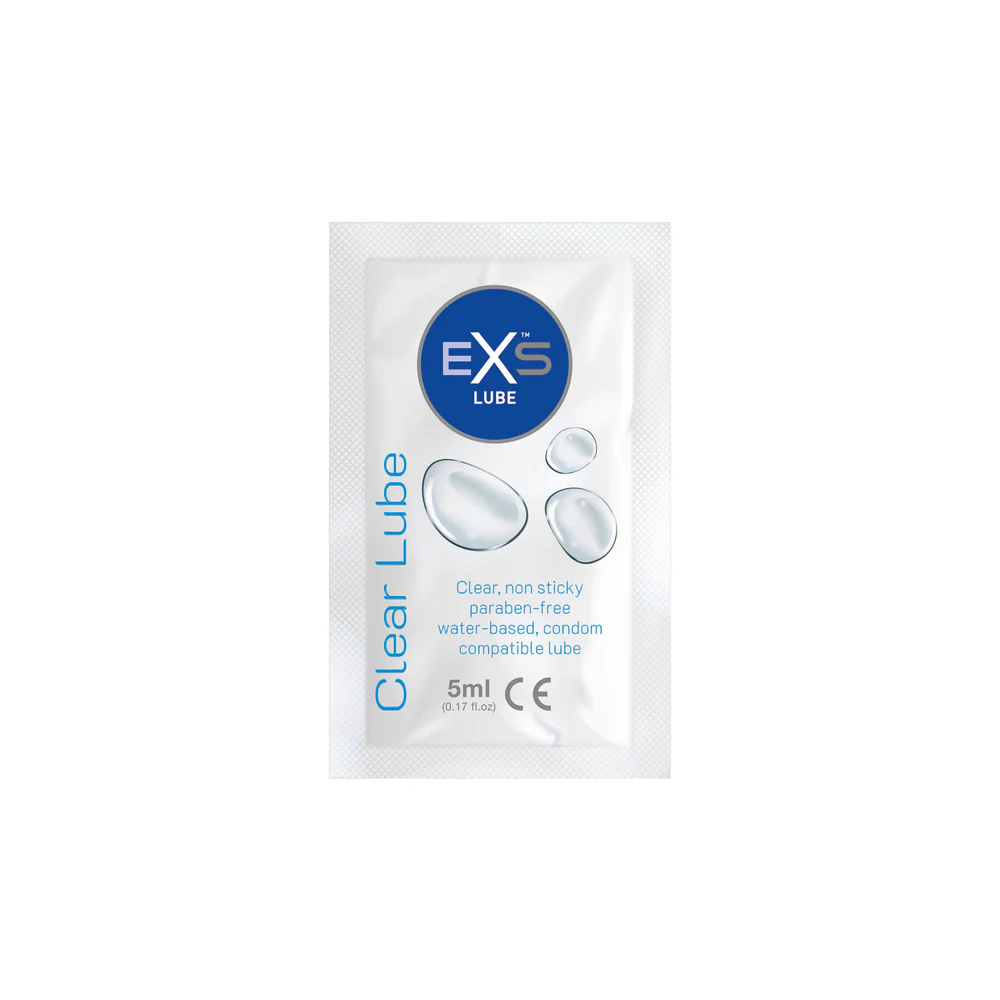 100 SZT. EXS CLEAR LUBE SACHETS 5ML