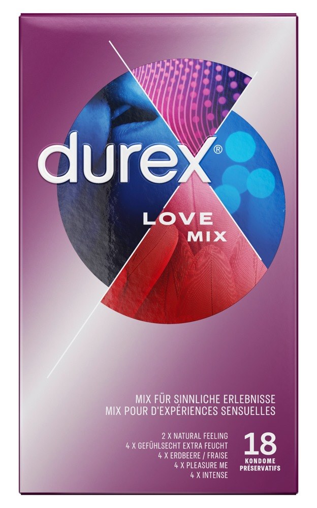 PREZERWATYWY DUREX LOVE MIX PACK 18 SET