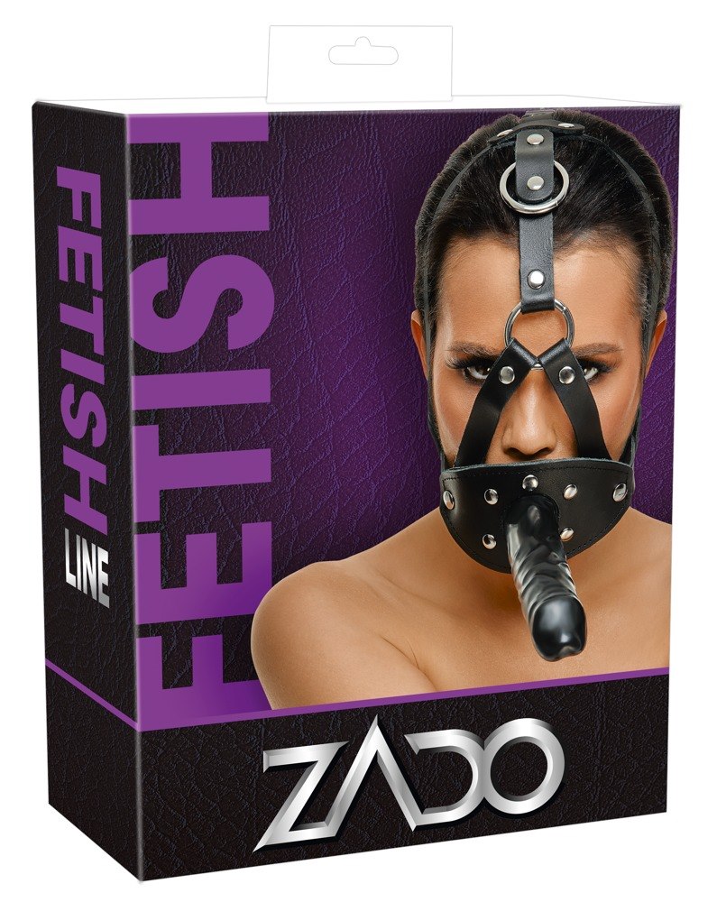 KNEBEL HEAD HARNESS WITH DILDO