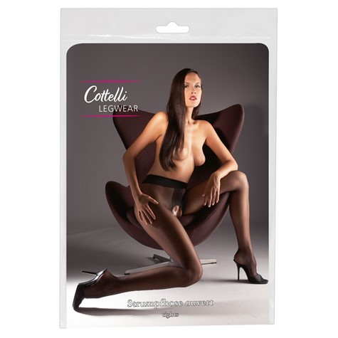 CROTCHLESS TIGHTS BLACK S    