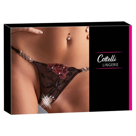 STRING ROSE CROTCHLESS S/M