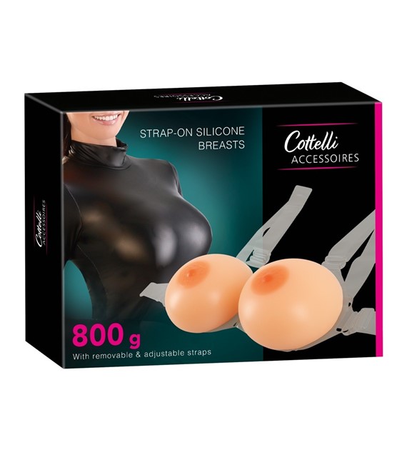 STRAP-ON SILICONE BREASTS