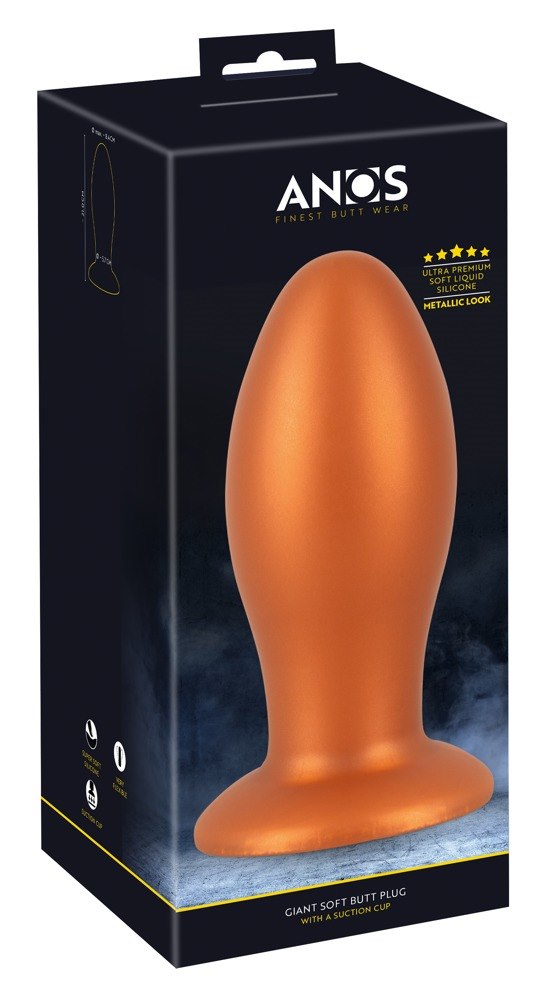 SOFT BUTT PLUG WITH SUCTION CUP