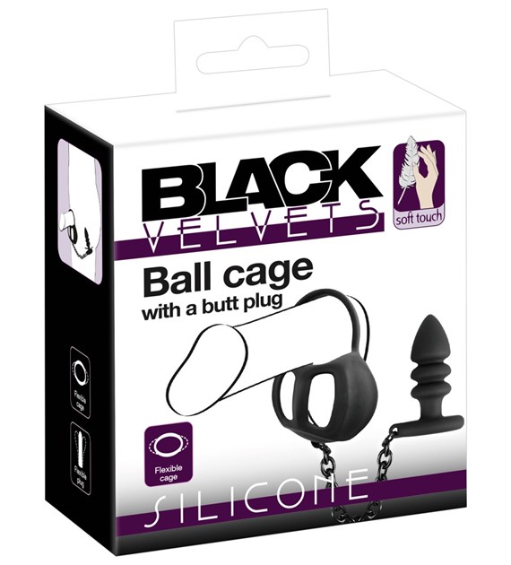 BALL CAGE WITH BUTT PLUG