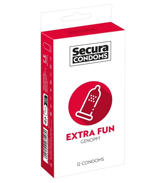 SECURA EXTRA FUN 12PCS BOX