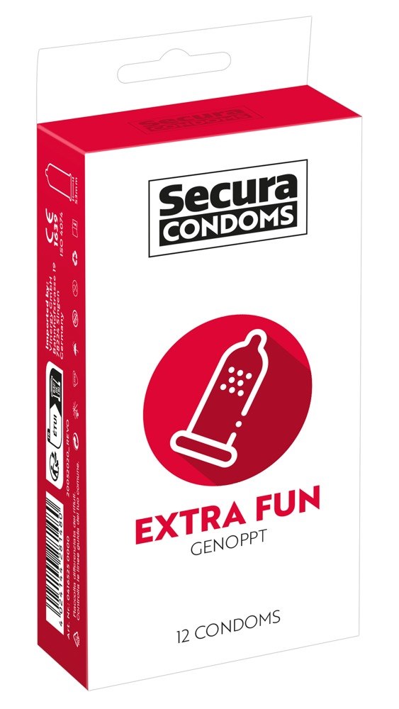 SECURA EXTRA FUN 12PCS BOX