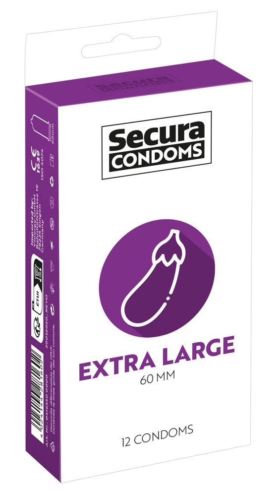 SECURA EXTRA LARGE 12PCS BOX