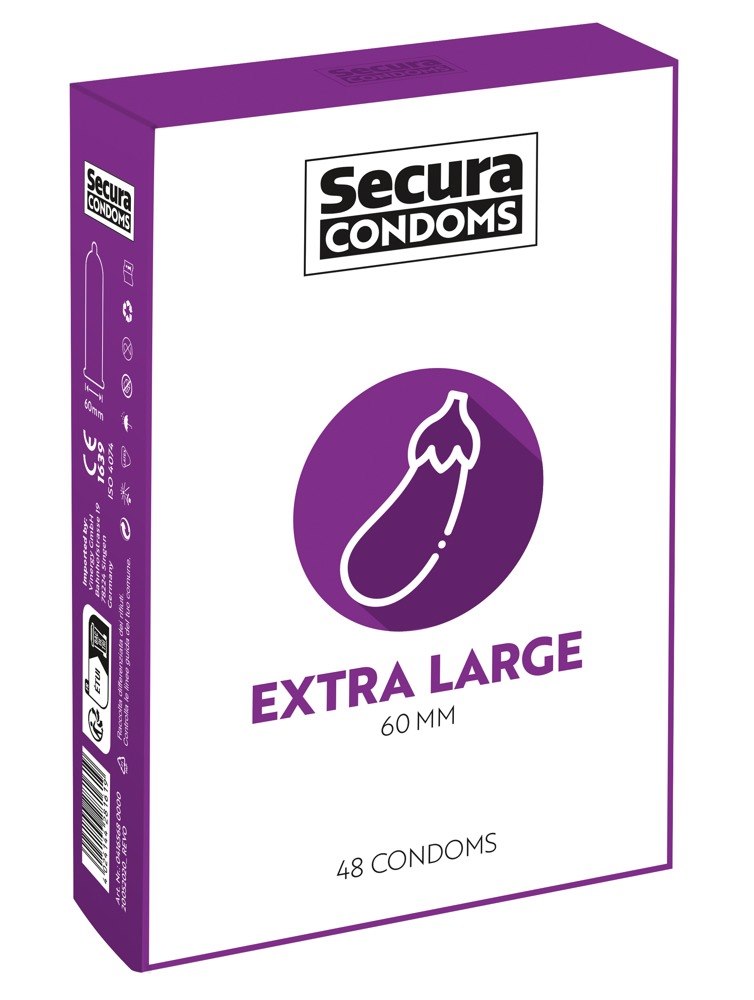 SECURA EXTRA LARGE 48PCS  BOX