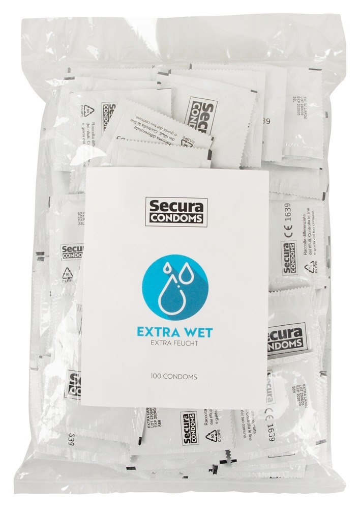 SECURA EXTRA WET 100PCS BAG