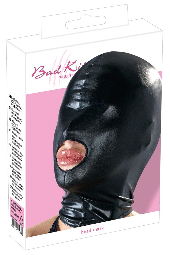 BIELIZNA BDSM MASK BLACK