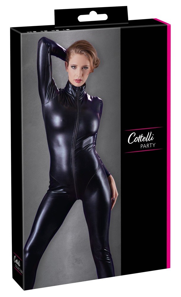 LINGERIE BDSM JUMPSUIT WITH LONG SLEEVES L   