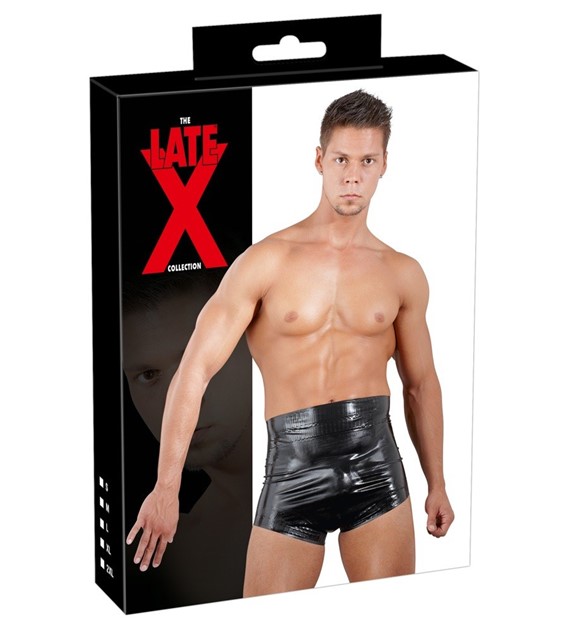 LATEX DIAPER BLACK L    