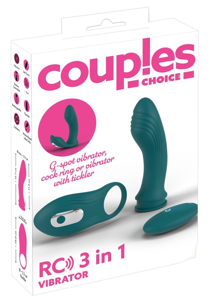 COUPLES CHOICE RC  3IN1 VIBRATOR