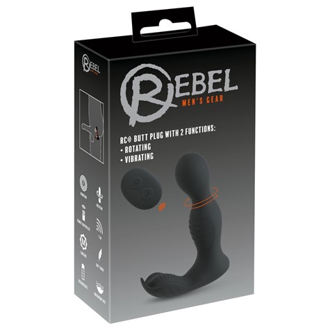 KOREK ANALNY RC BUTT PLUG WITH 2 FUNCTIONS