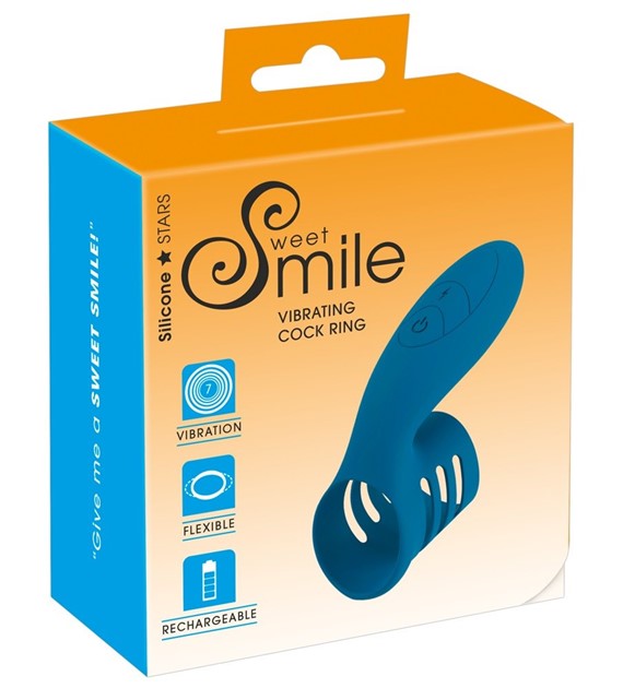 PIERŚCIEŃ SMILE VIBRATING COCK RING