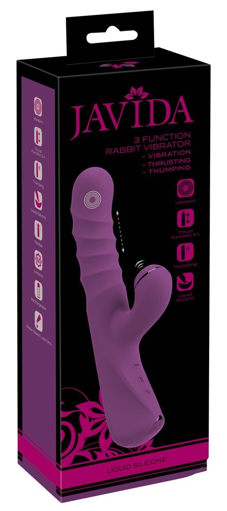 WIBRATOR 3 FUNKCYJNY RABBIT