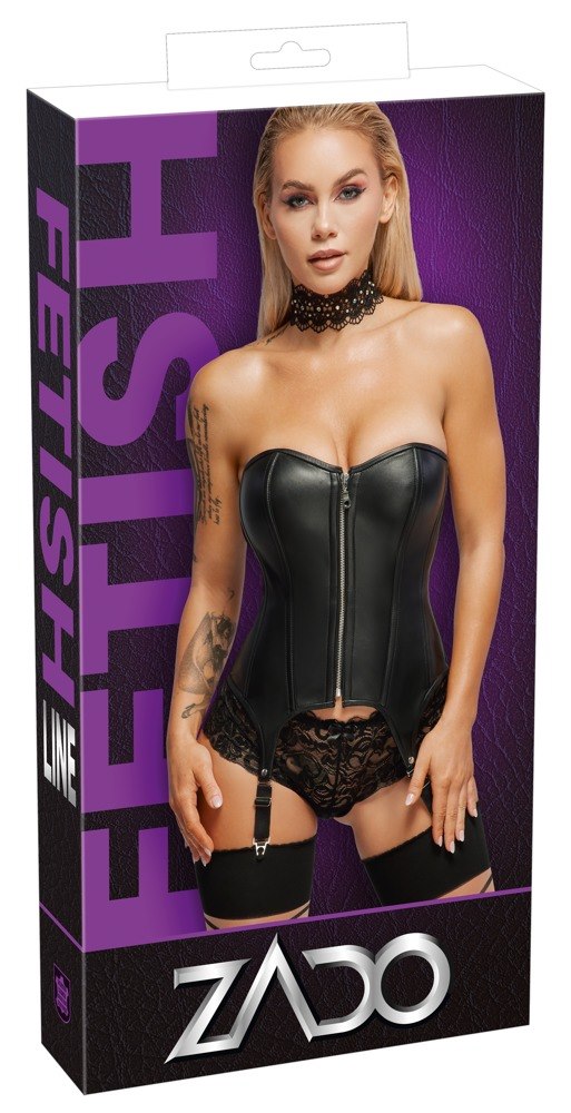 LEATHER CORSET S