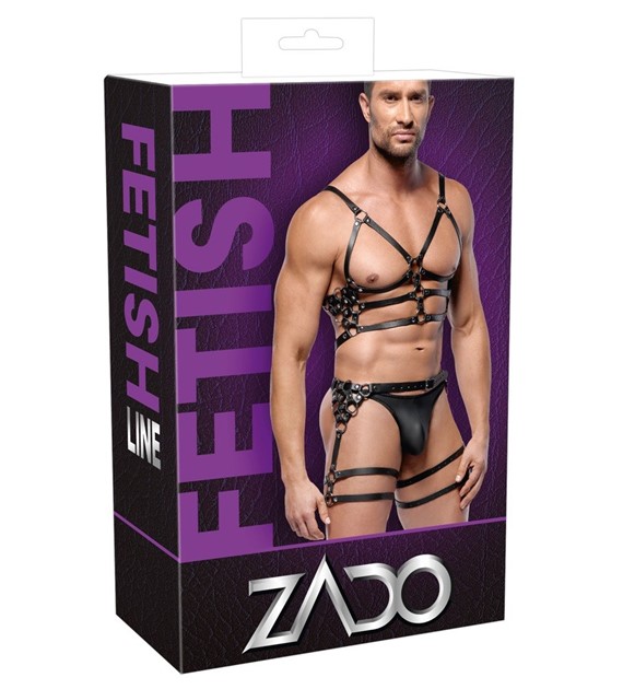 LEATHER HARNESS SET M/L