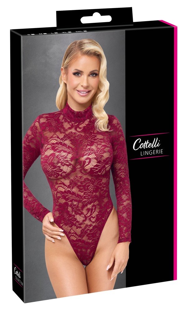 LACE BODY RED S