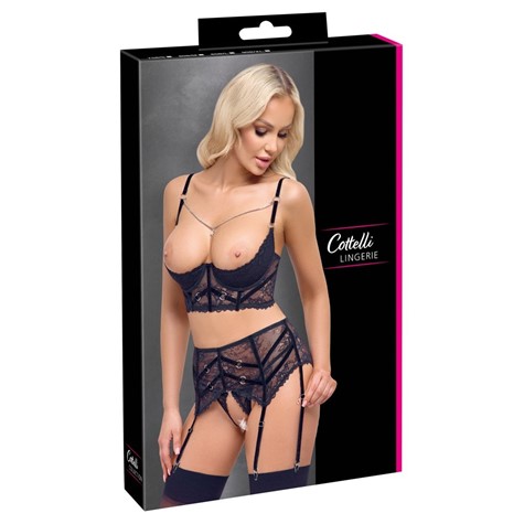 SHELF BRA SET CHAIN 75B/S