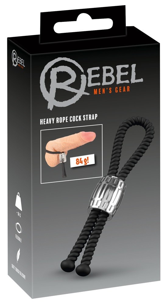 REBEL HEAVY ROPE COCK STRAP