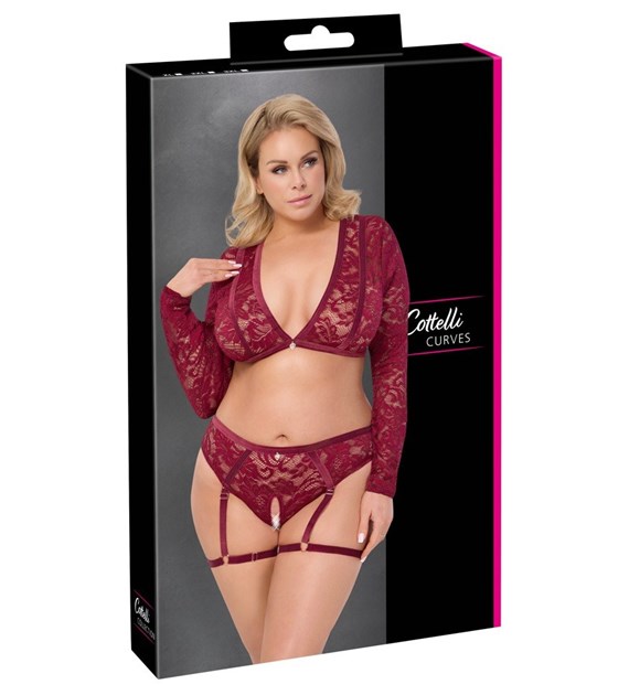 TOP AND BRIEFS RED 3XL