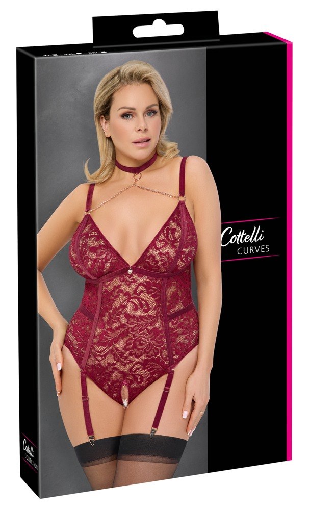 CROTCHLESS BODY RED XL