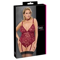 CROTCHLESS BODY RED 3XL