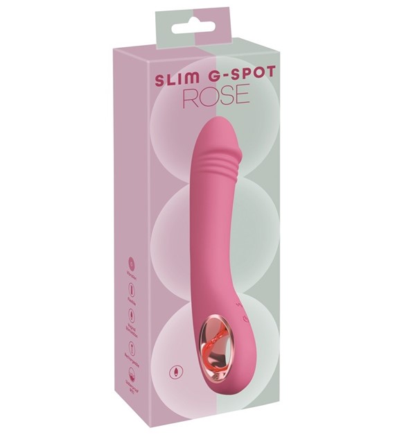 WIBRATOR SLIM G-SPOT ROSE