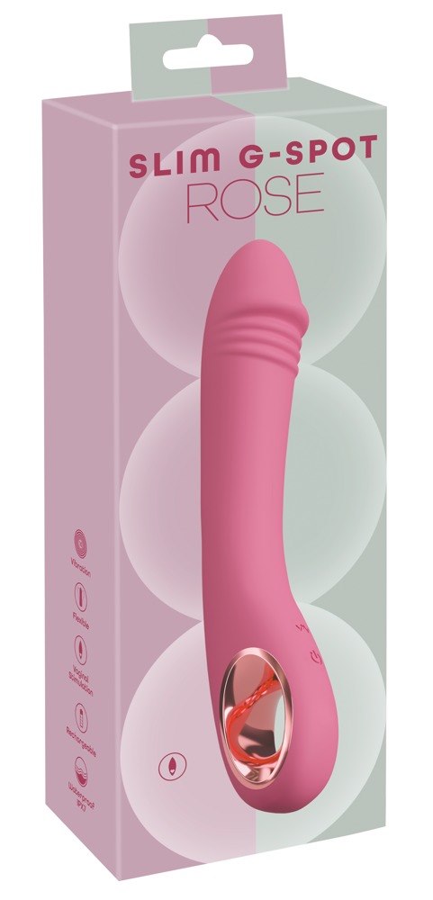 VIBRATOR SLIM G-SPOT ROSE