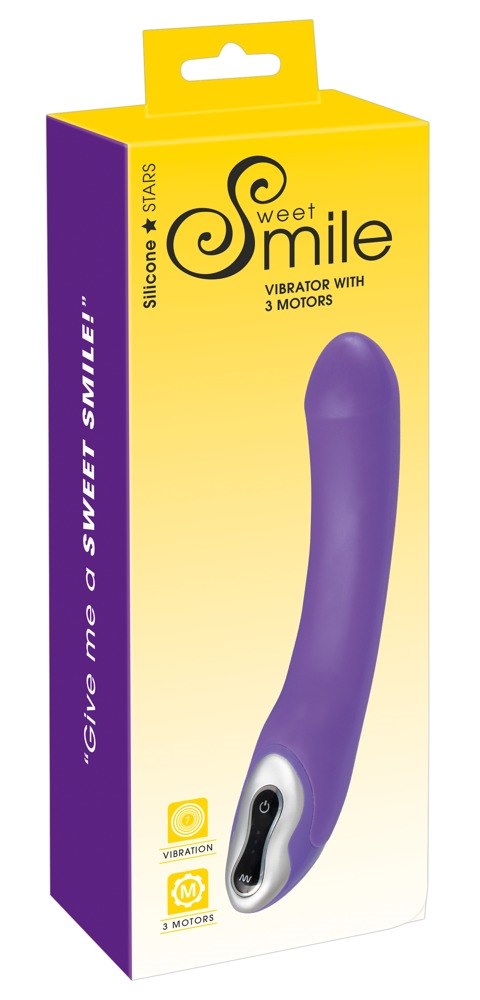 WIBRATOR SWEET SMILE VIBRATOR WITH 3 MOTORS