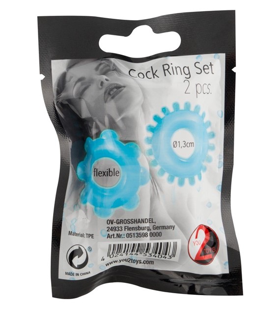 COCK RING SET PACK OF 2  
