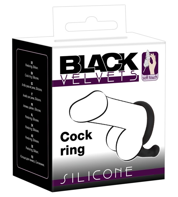 BLACK VELVETS COCK RING