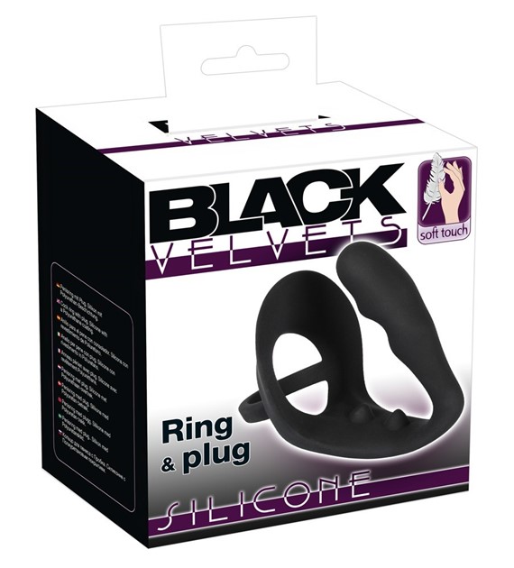 BLACK VELVETS RING & PLUG
