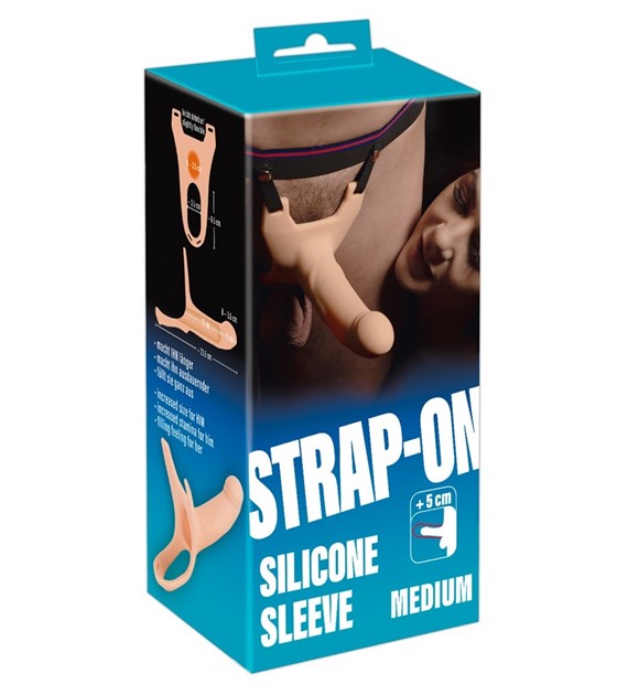 Silicone Strap-on +5cm medium