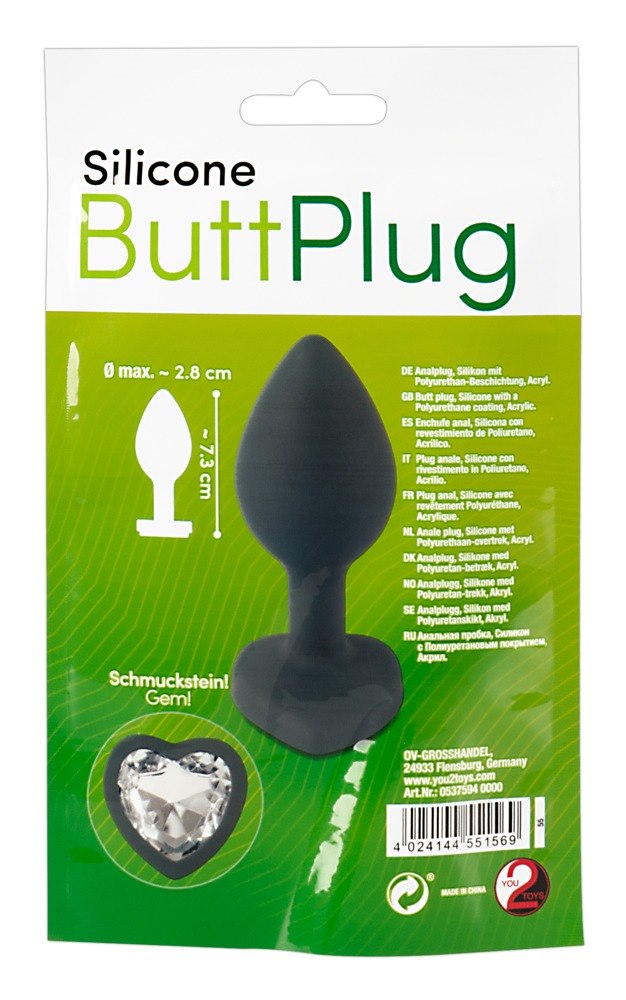 KOREK ANALNY SILICONE BUTT PLUG