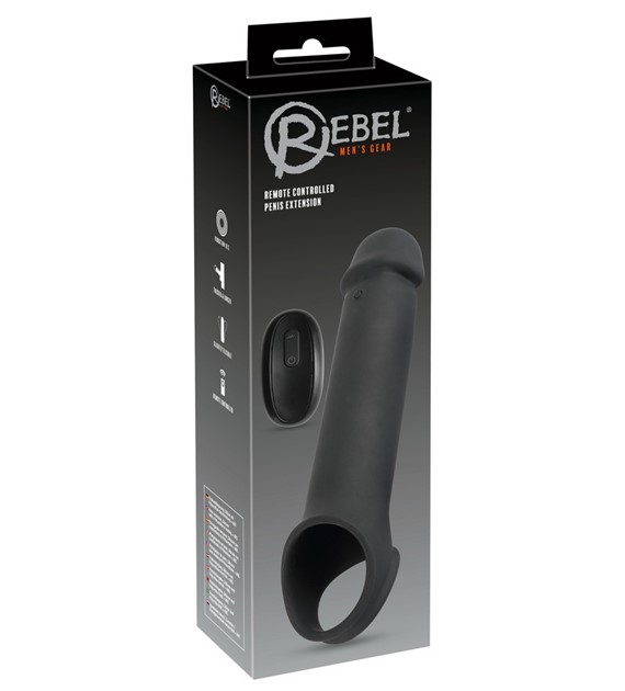 VIBRATOR REMOTE CONTROLLED PENIS EXTENSION