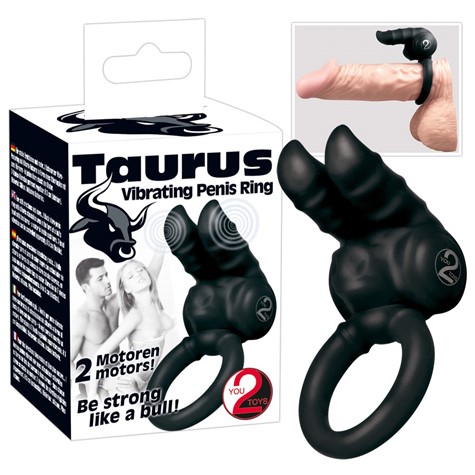 PIERŚCIEŃ TAURUS COCK RING BLACK