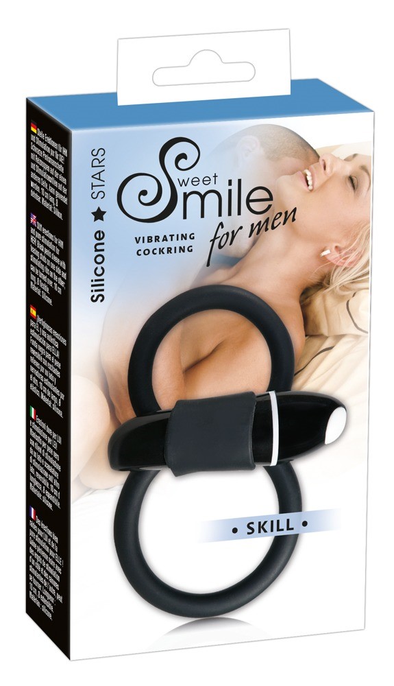 PIERŚCIEŃ SMILE DOUBLE COCK CAGE