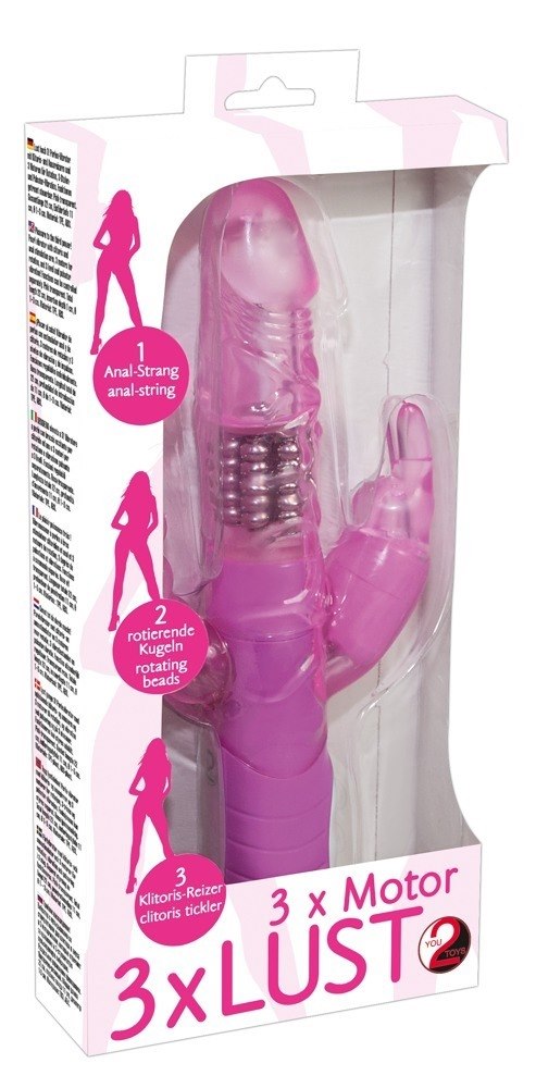 WIBRATOR RABBIT DUAL PLEASURE PINK