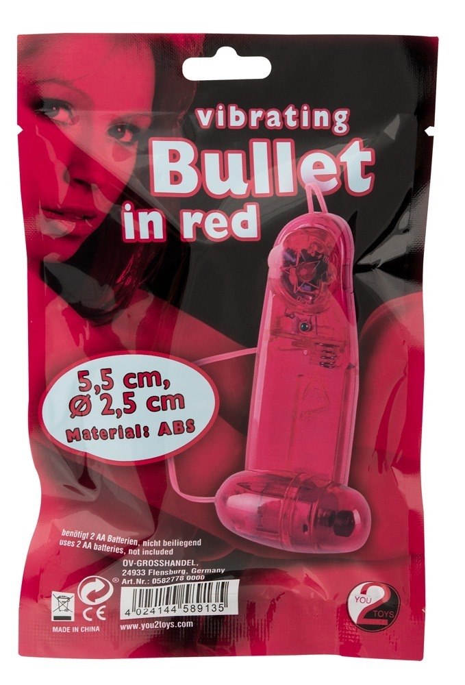 WIBRATOR VIBRATING BULLET RED