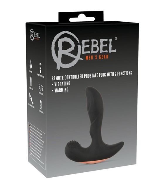 REMOTE CONTROLLED PROSTATE PLUG WITH 2 FUNCTIONS