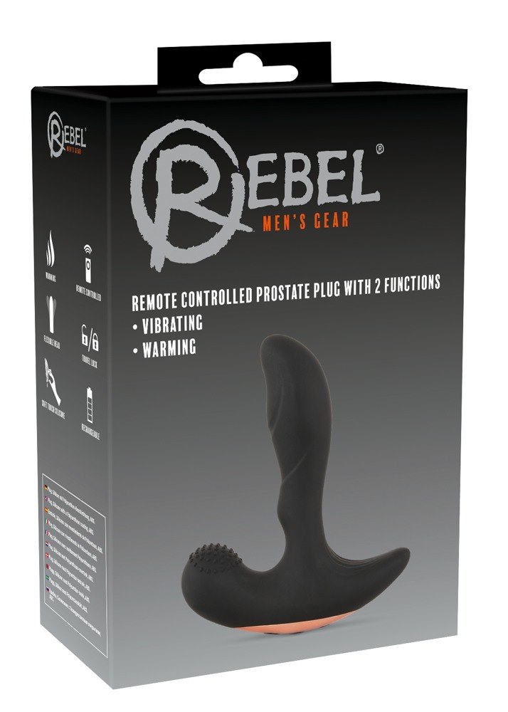 REMOTE CONTROLLED PROSTATE PLUG WITH 2 FUNCTIONS